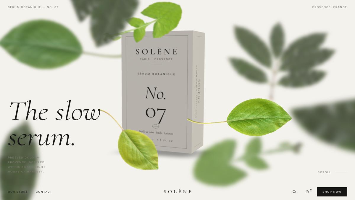 SOLÈNE のファーストビュー